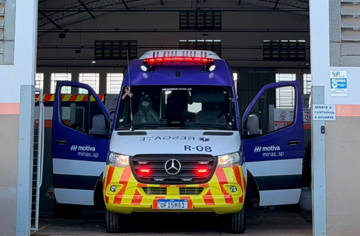 O que a legislação exige de uma ambulância do SAMU