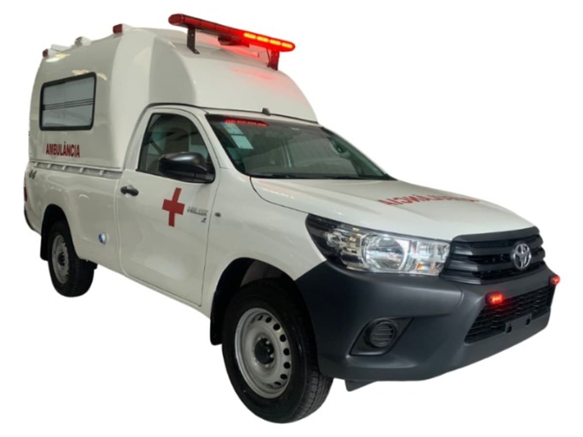 Detalhe da ambulância Tipo A adaptada pela Rontec